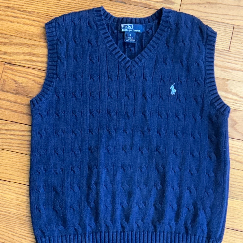 Polo by Ralph Lauren Women’s Navy Sweater Vest